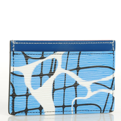 Louis Vuitton Epi Card Holder Aqua 3 of 6