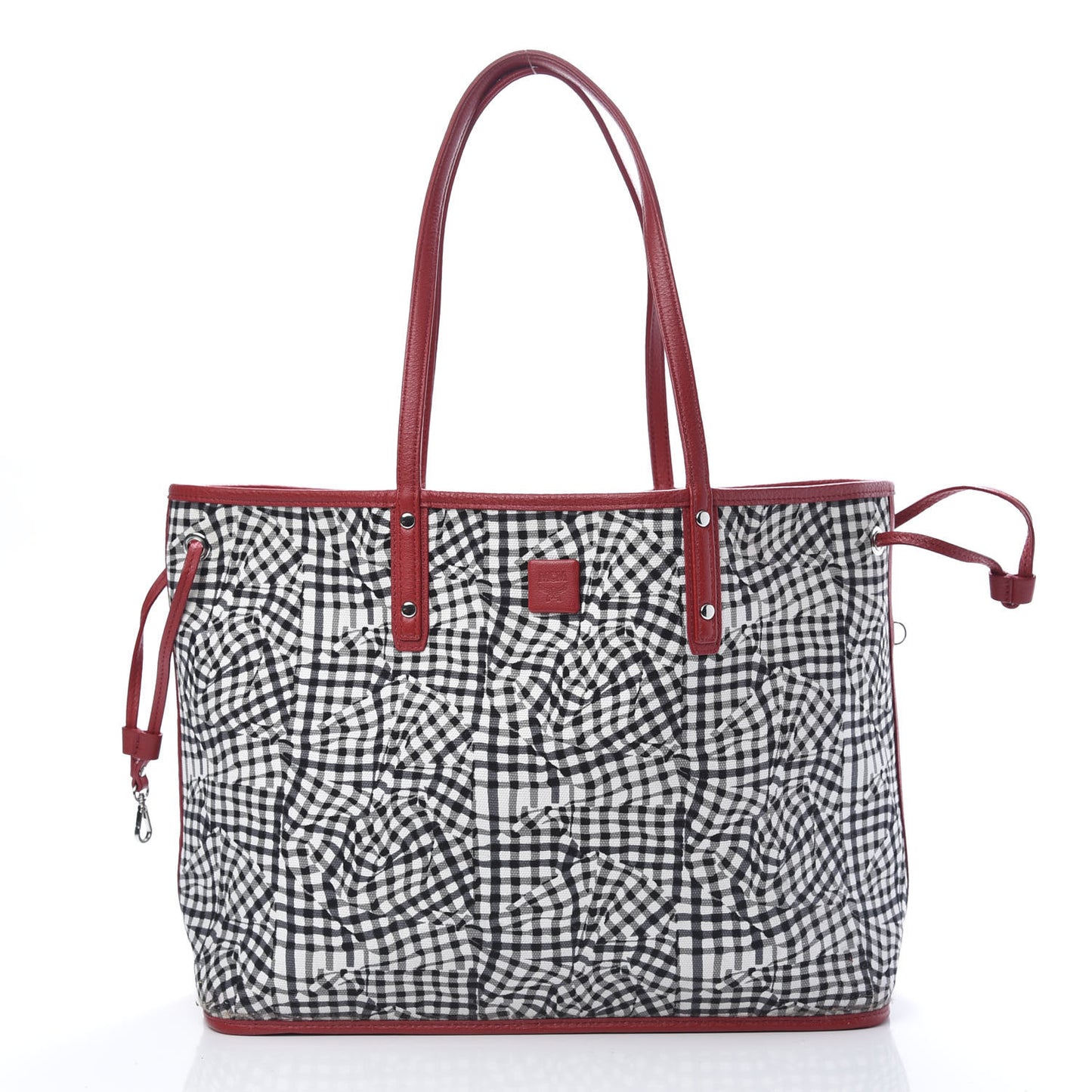Visetos Medium Liz Reversible Shopper Tote Ruby Red