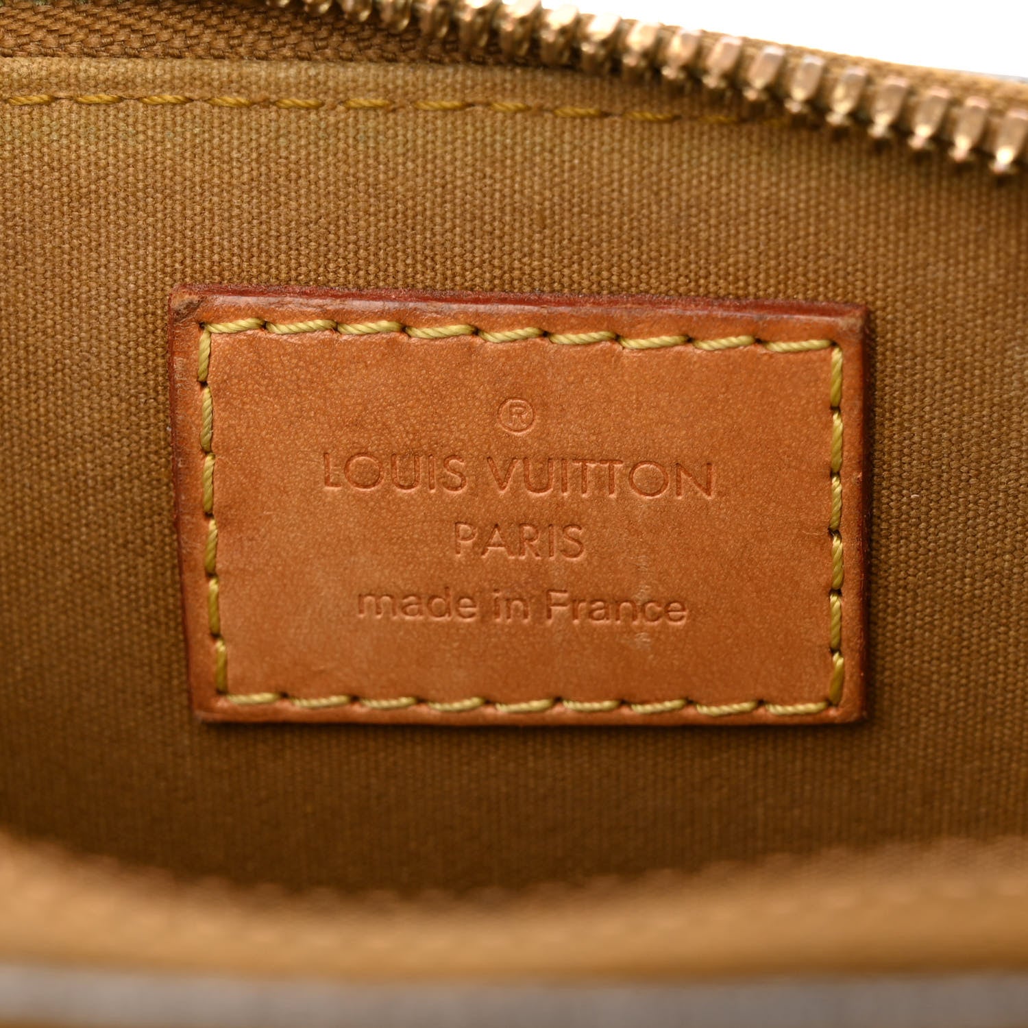 Louis Vuitton Vernis Alma BB Vert Olive 6 of 12