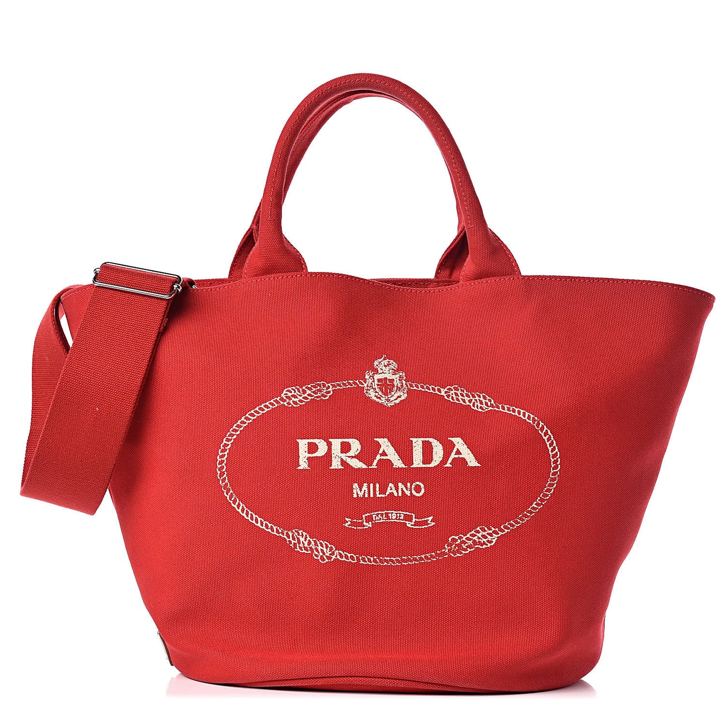 Canapa Small Shopping Tote Rosso