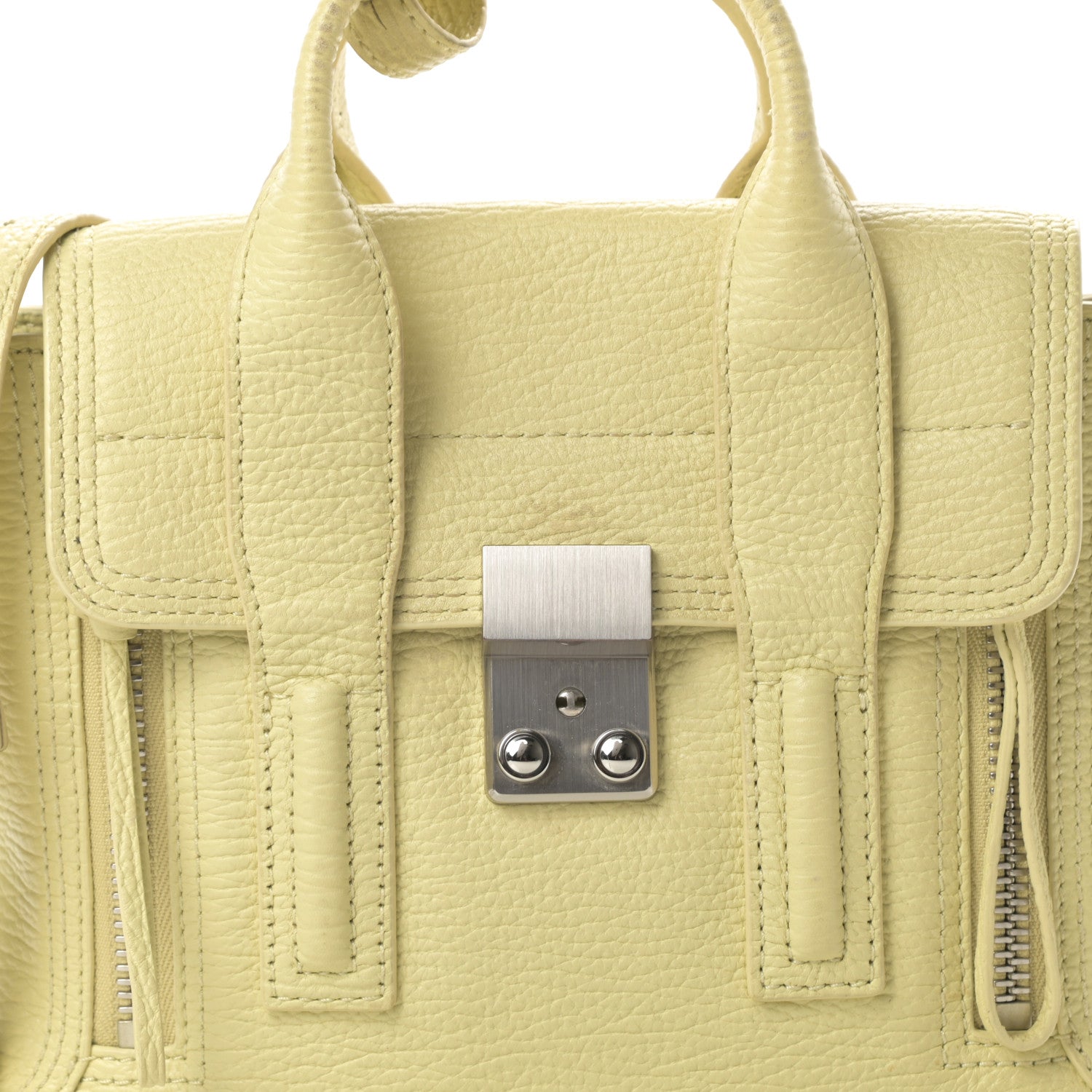 3.1 Phillip Lim Textured Calfskin Mini Pashli Satchel Citron 8 of 19