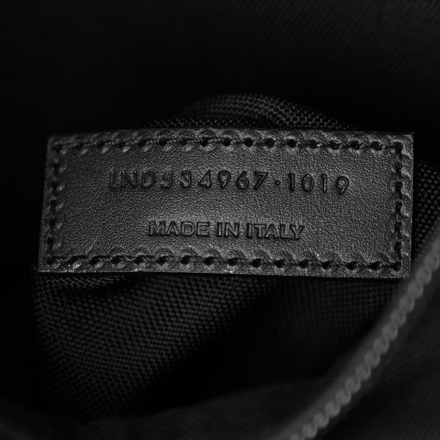 Saint Laurent Canvas City Backpack Black White 7 of 10