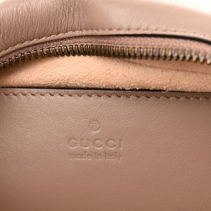 Gucci Calfskin Matelasse Small GG Marmont Chain Shoulder Bag Porcelain Rose 5 of 9