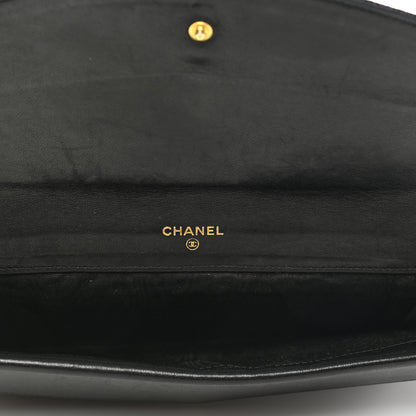 Chanel Caviar Timeless CC Yen Wallet Black 5 of 9