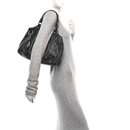 Gucci Guccissima Medium Sukey Tote Black 2 of 10