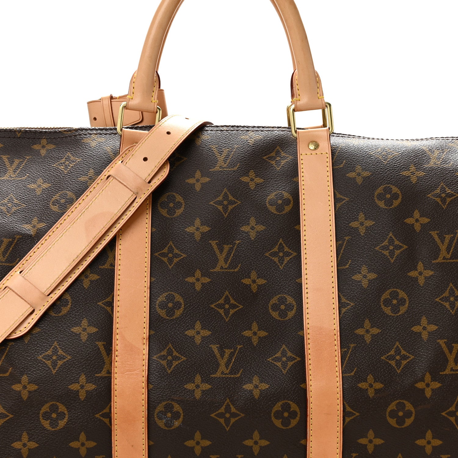 Louis Vuitton Monogram Keepall Bandouliere 55 7 of 13