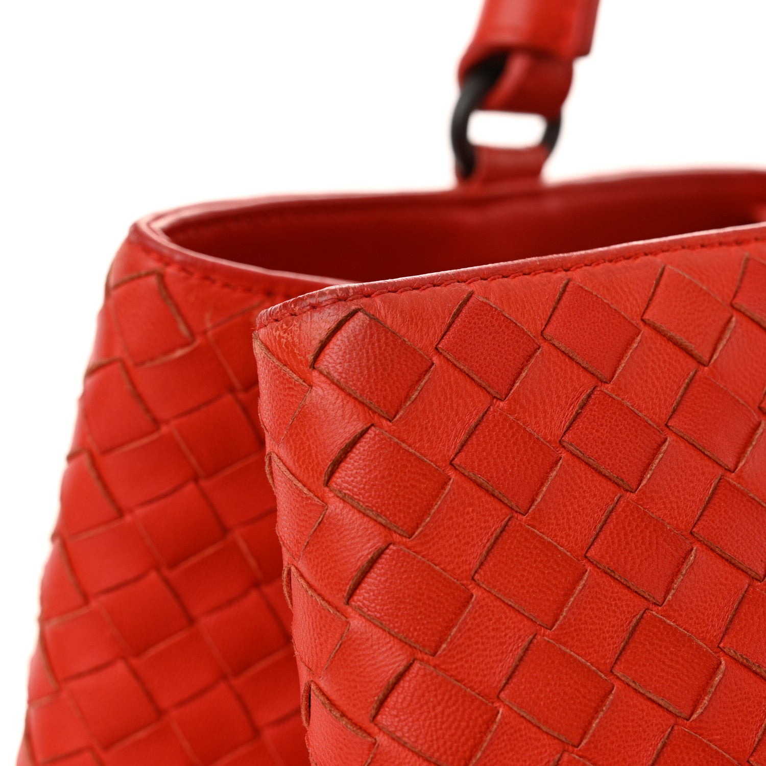 Bottega Veneta Nappa Intrecciato Milano Tote Orange 16 of 19
