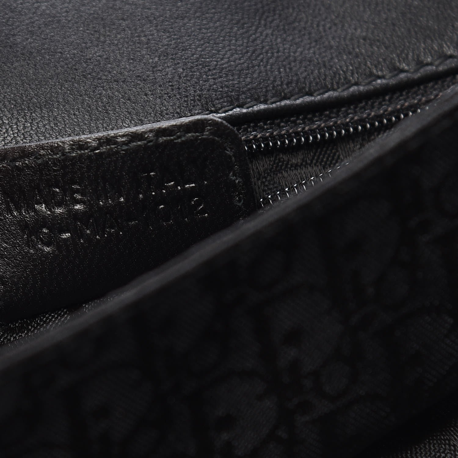 Christian Dior Lambskin Admit It Hobo Black 7 of 17