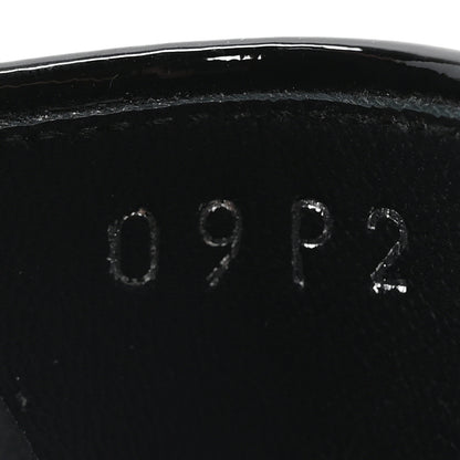 Chanel Lambskin Metallic Wedge 35.5 Black 9 of 9