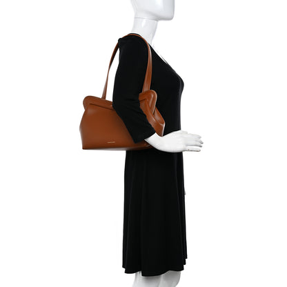 Mansur Gavriel Smooth Calfskin M Frame Bag Camel 2 of 10