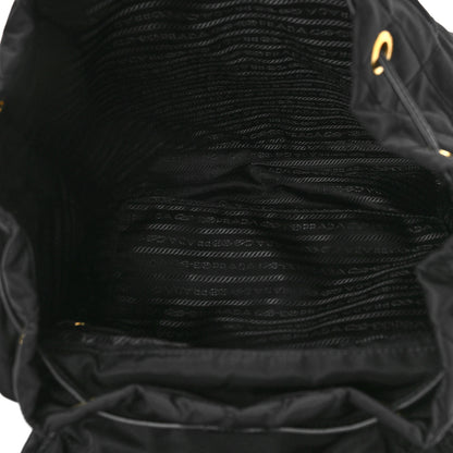 Prada Tessuto Saffiano Impuntu Backpack Black 5 of 9