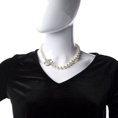 Chanel Graduated Pearl CC Short Necklace Gold 2 of 7