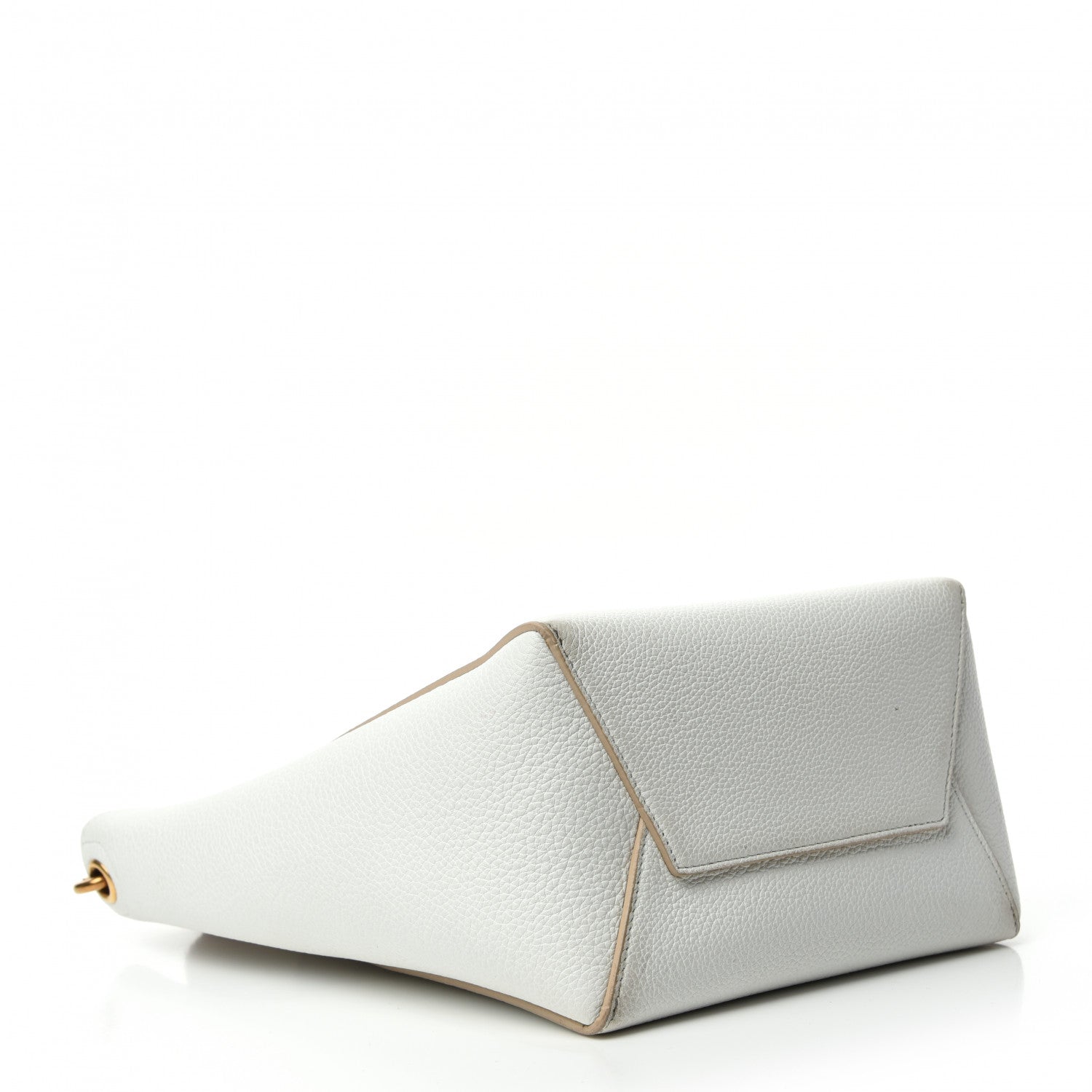 Celine Soft Grained Calfskin Small Sangle Bucket Bag White 4 of 15