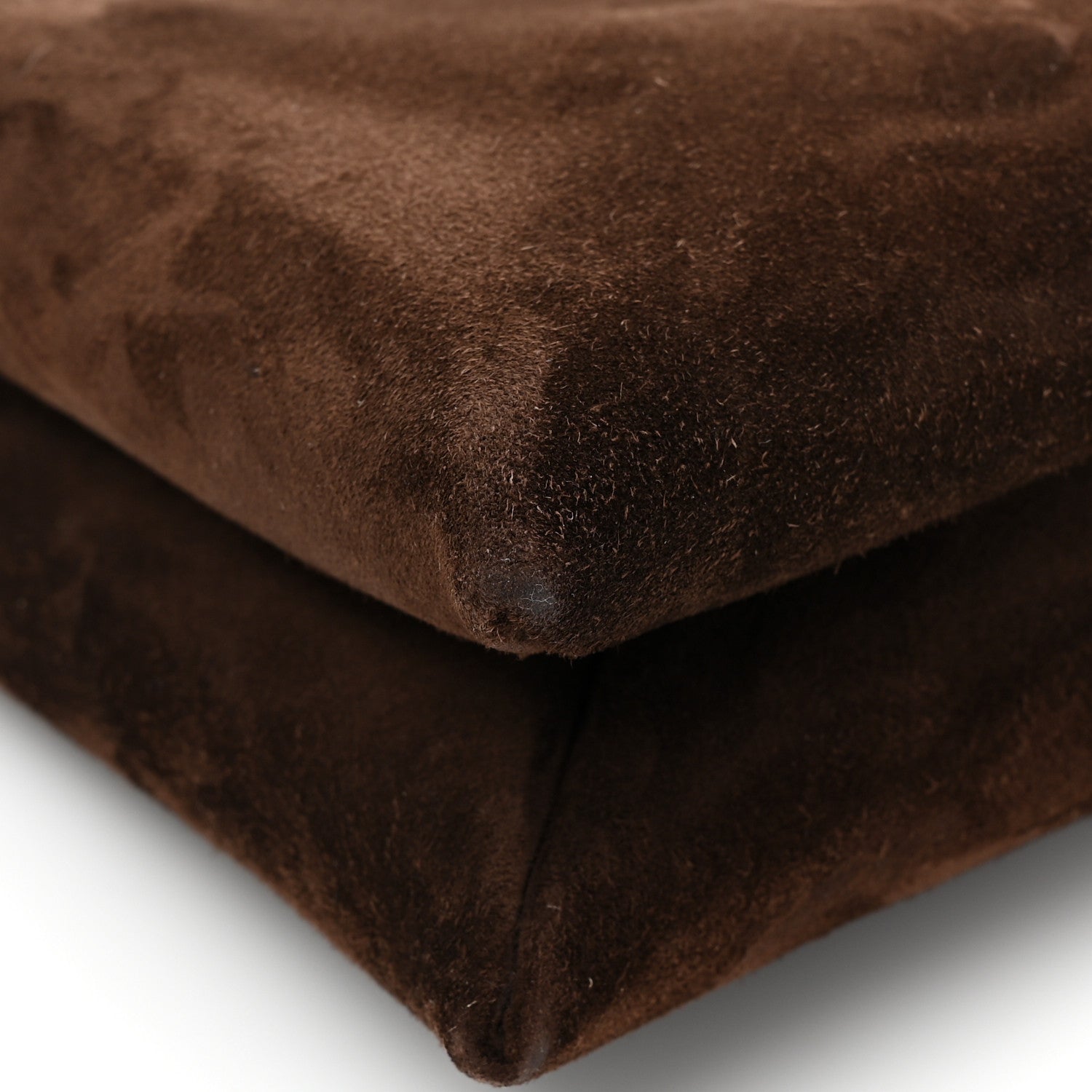 The Row Suede Calfskin Mini Nu Twin Bag Mocha 10 of 13
