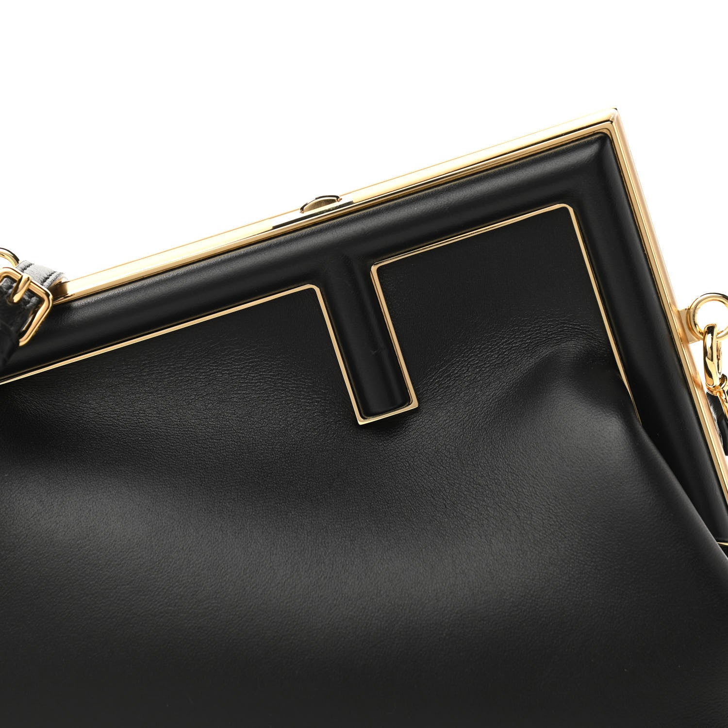 Fendi Shiny Nappa Small Fendi First Black 9 of 12