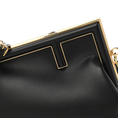 Fendi Shiny Nappa Small Fendi First Black 9 of 12