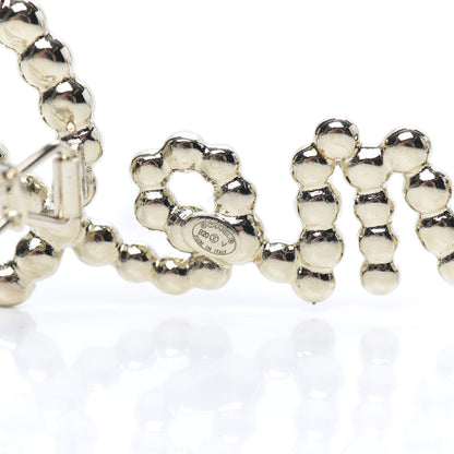 Chanel Metal Glass Swirling Pearls Hair Clip Gold 3 of 4