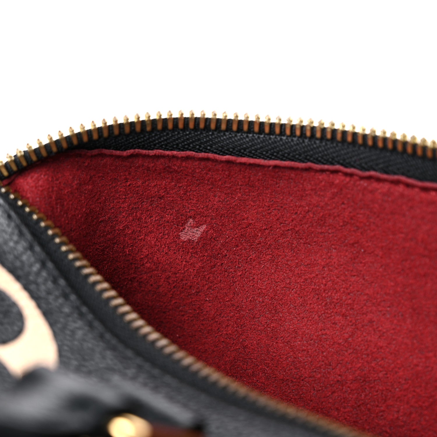 Louis Vuitton Empreinte Monogram Giant Speedy Bandouliere 25 Black Beige 9 of 10