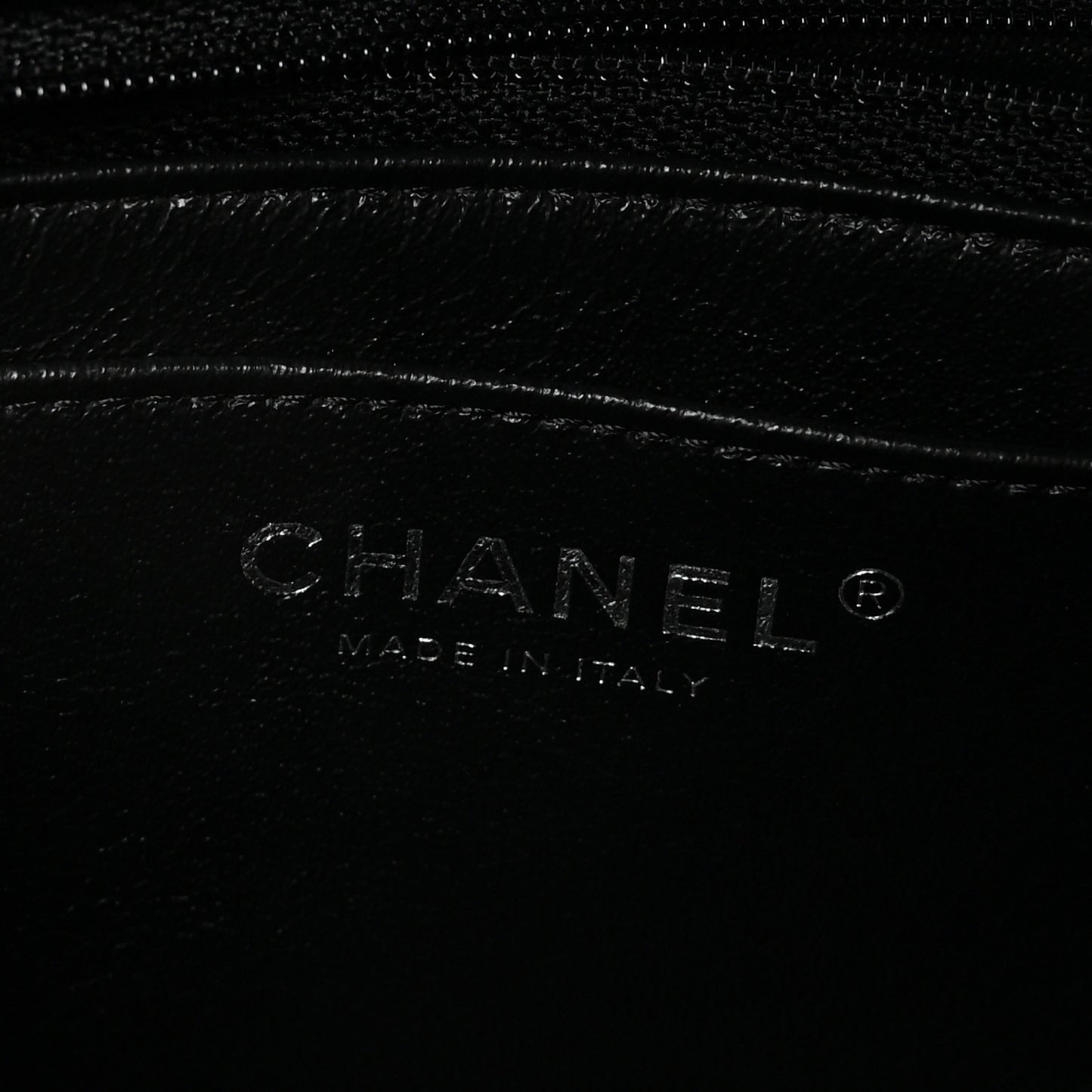 Lambskin Quilted Mini Rectangular Flap Black