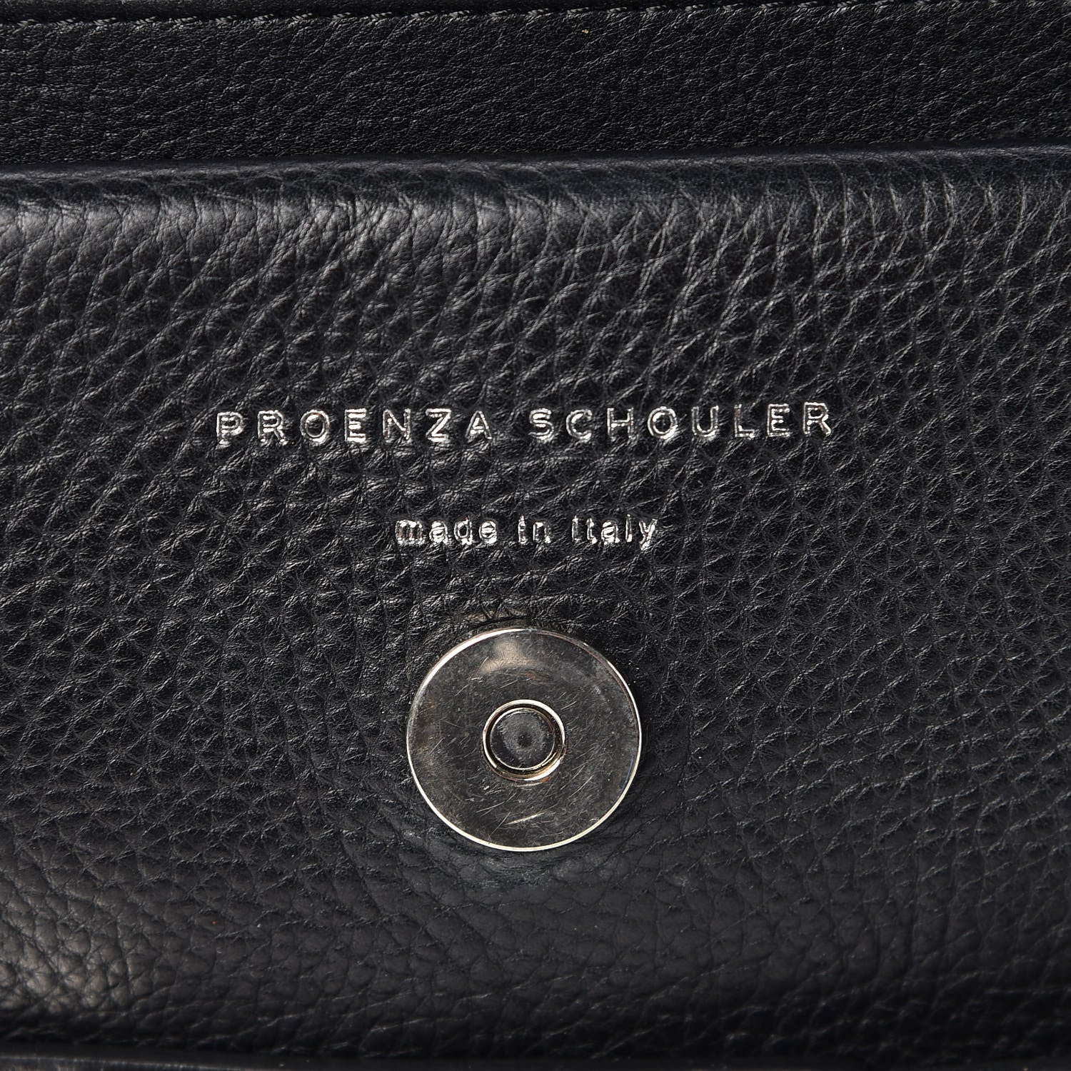 Proenza Schouler Pebbled Calfskin PS11 Classic Shoulder Bag Black 8 of 8