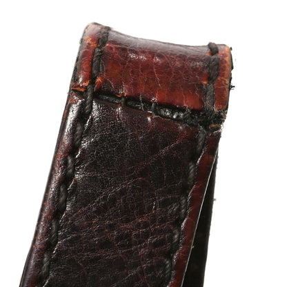 Saint Laurent Buffalo Horn Shangri-La Mombasa Hobo Burgundy 10 of 10