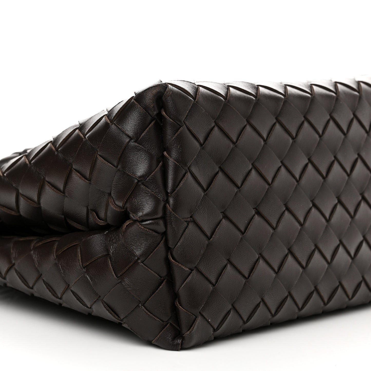 Nappa Intrecciato Medium Andiamo Shoulder Bag Fondant