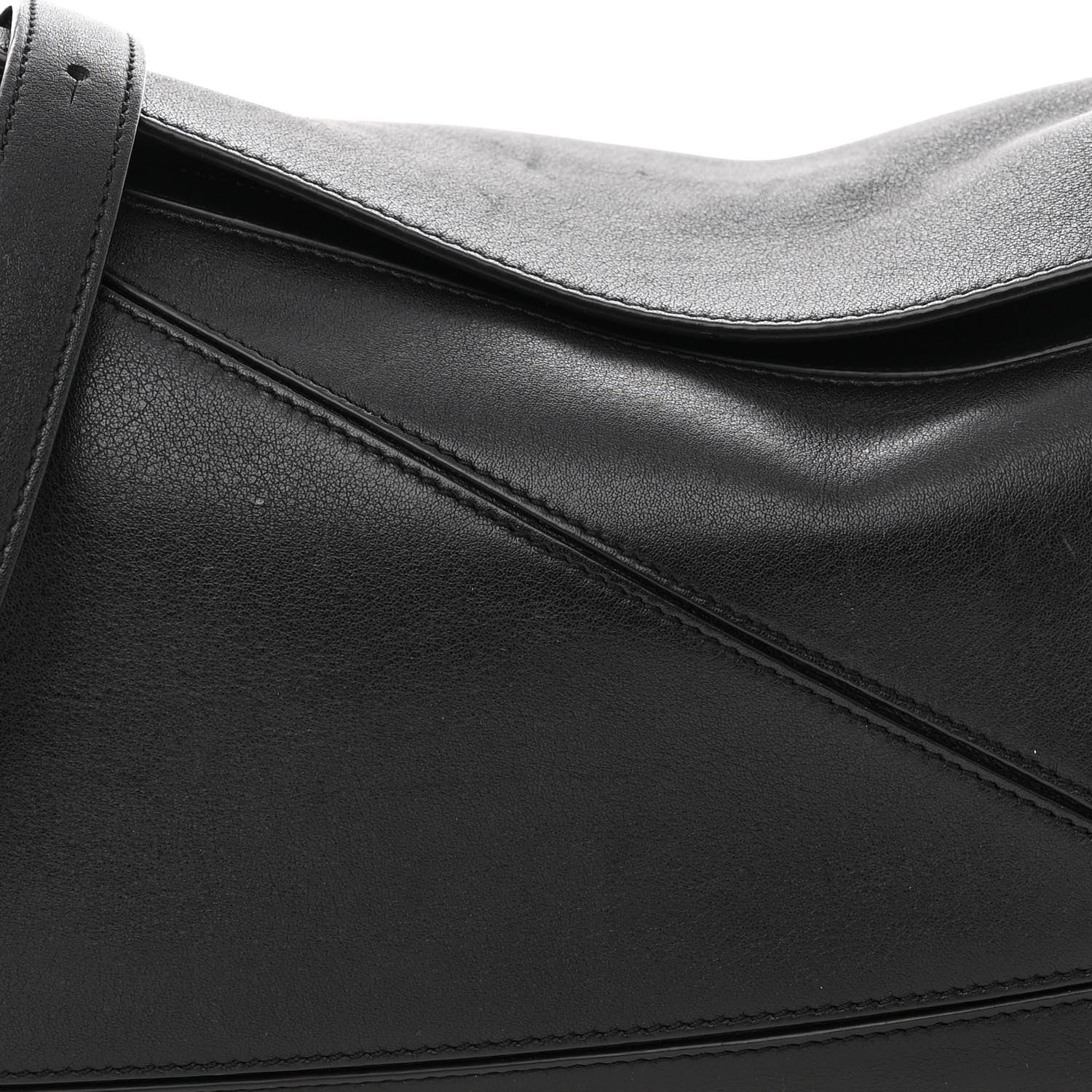 Loewe Calfskin Small Puzzle Bag Black 8 of 10