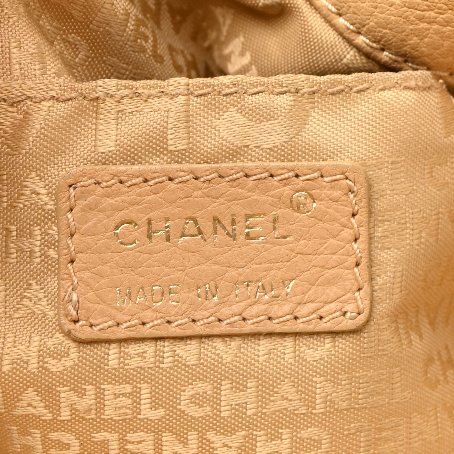 Calfskin CC Dice Tote Bag yellow