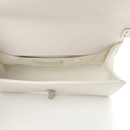 Chanel Calfskin Sequin Medium Boy Chanel Flap White 5 of 12