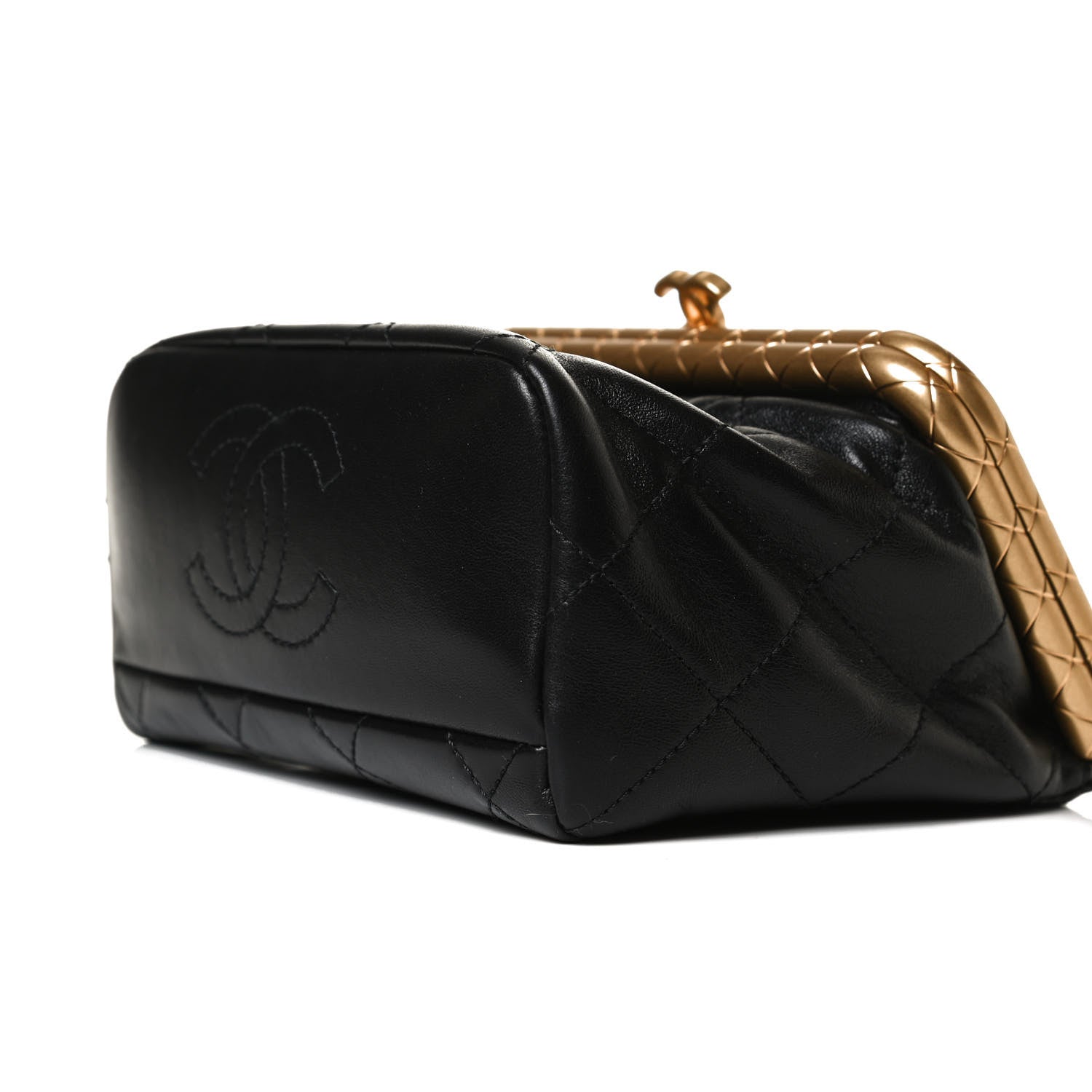 Chanel Lambskin Quilted My Crush Bag Black 10 of 14