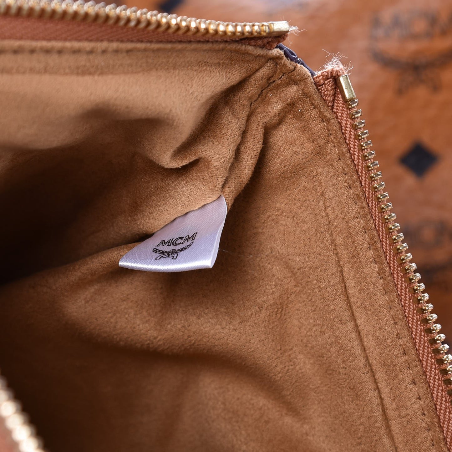 Visetos Large Liz Reversible Shopper Tote Cognac