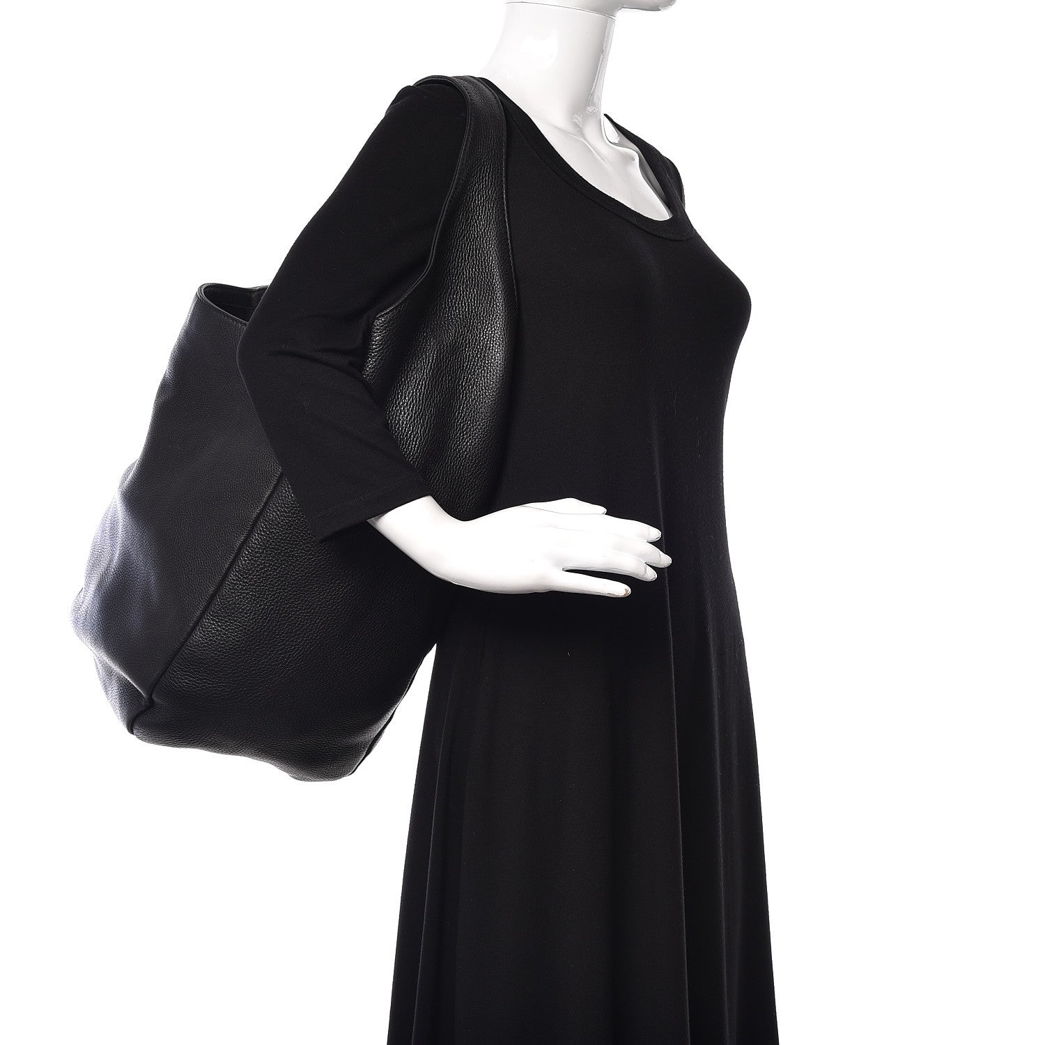 Gucci Calfskin Greenwich Medium Shoulder Bag Black 2 of 13