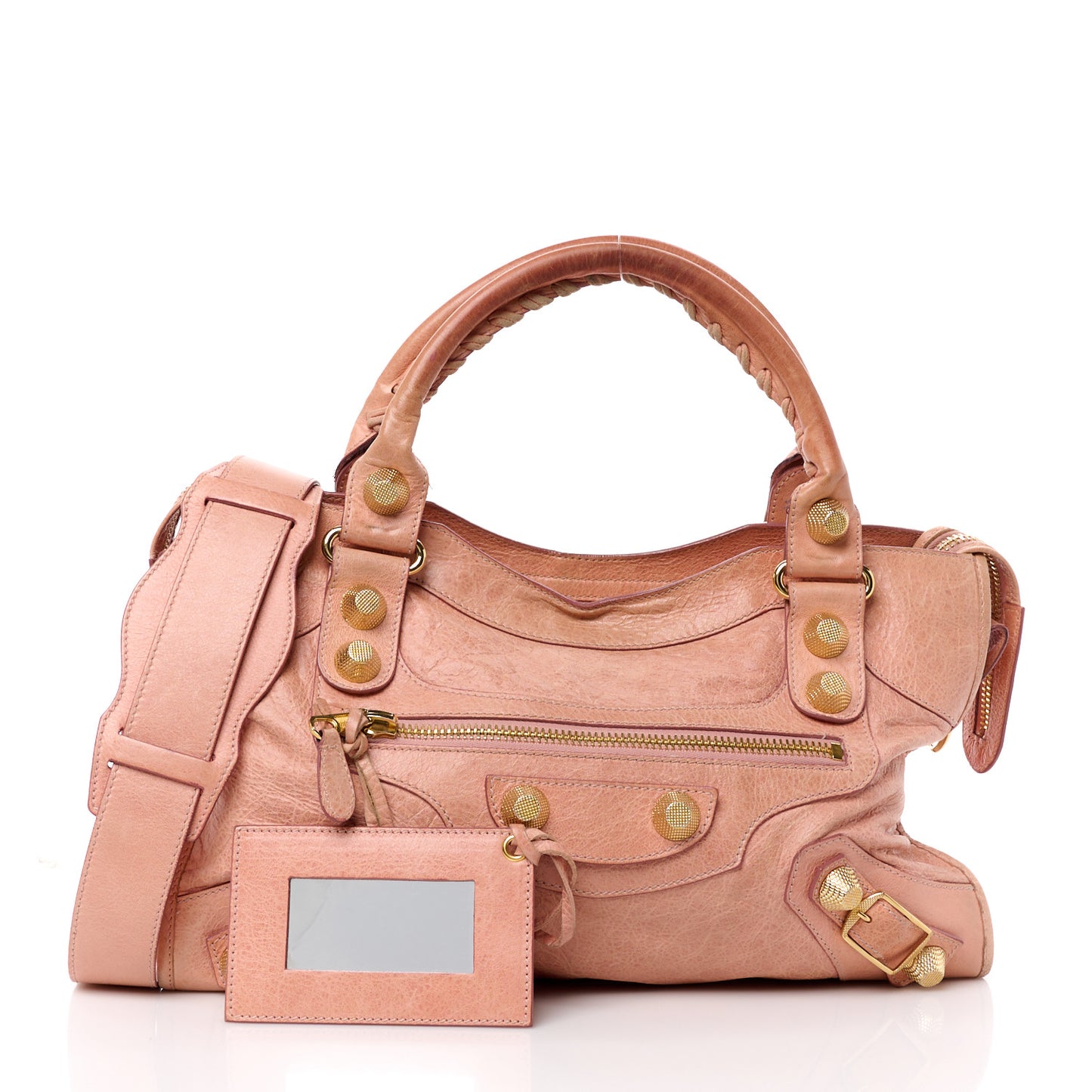 Agneau Giant 21 Gold Hardware City Vieux Rose