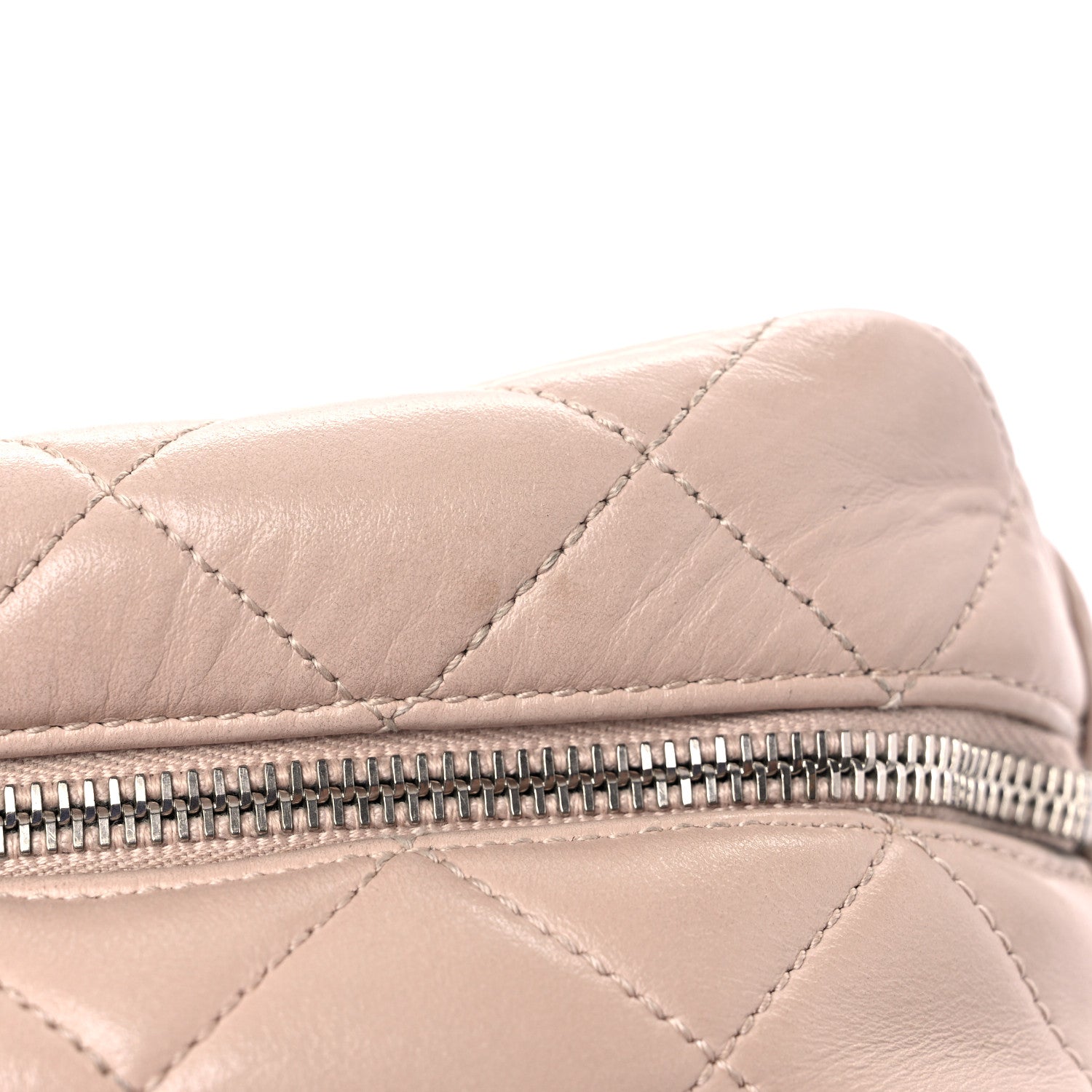 Saint Laurent Calfskin Y Quilted Monogram Small Loulou Bowling Bag Nude Powder 13 of 14