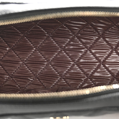 Chanel Caviar Quilted Toiletry Case With Chain Black 5 of 8
