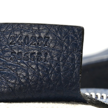 Gucci Calfskin Large Techno Horsebit Flap Blue 7 of 9