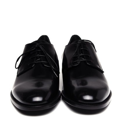 Christian Dior Polished Calfskin Mens Derby Shoe 40 Black 5 of 10