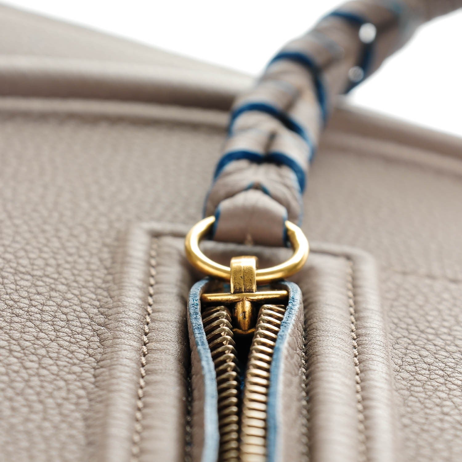 Celine Baby Grained Calfskin Medium Phantom Luggage Taupe 8 of 9