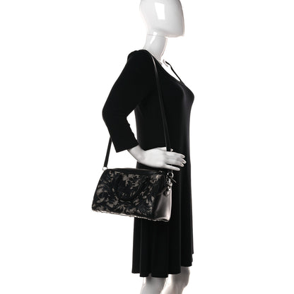 Gucci GG Supreme Monogram Arabesque Small Boston Black 2 of 11