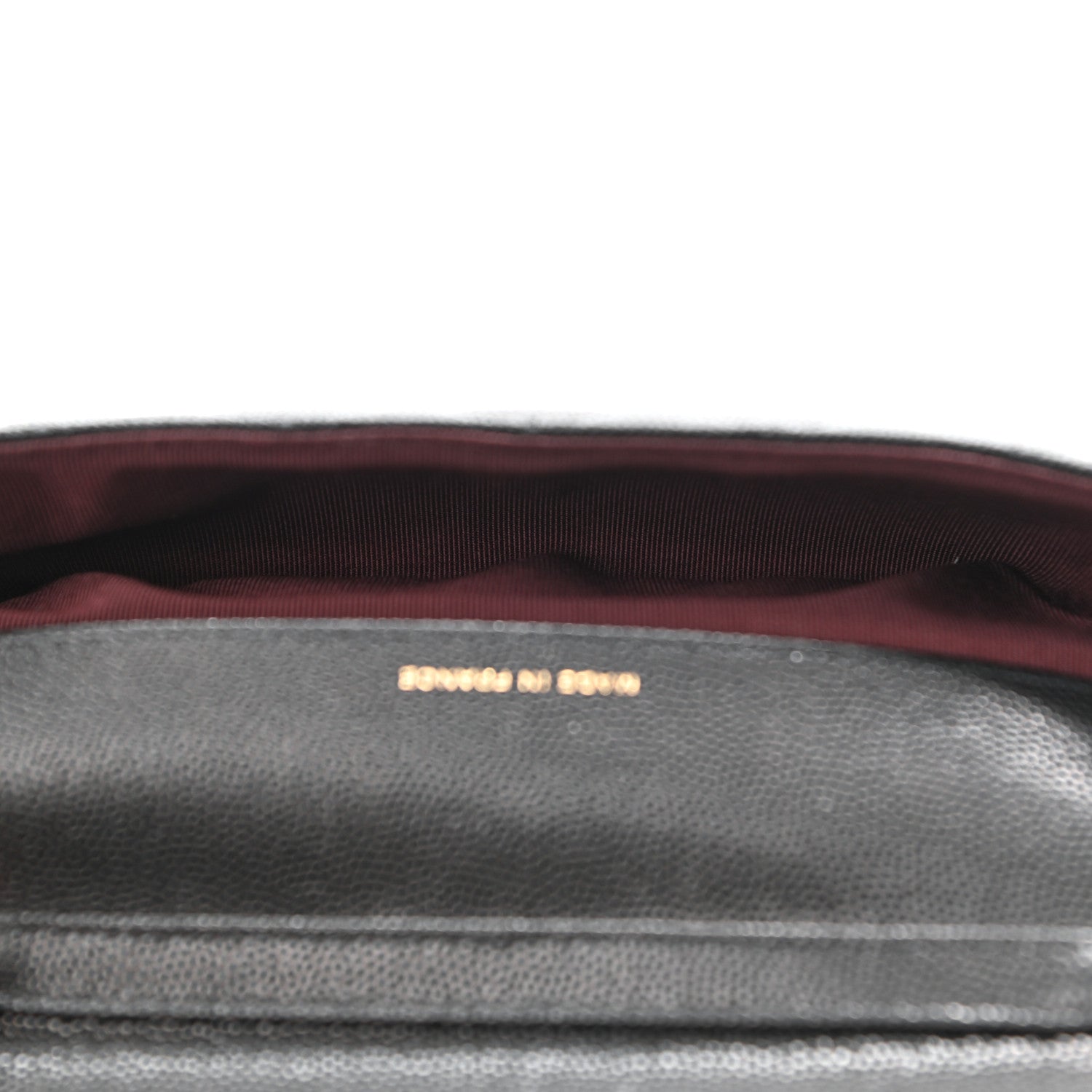 Chanel Caviar Quilted Glasses Case With Chain Black 5 of 12