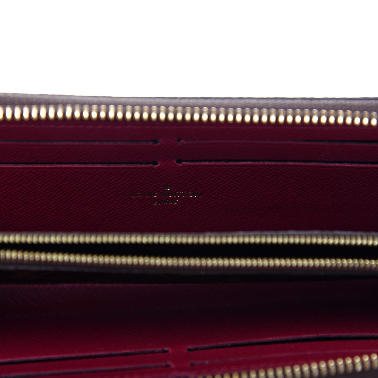 Louis Vuitton Monogram Clemence Wallet Fuchsia 6 of 7