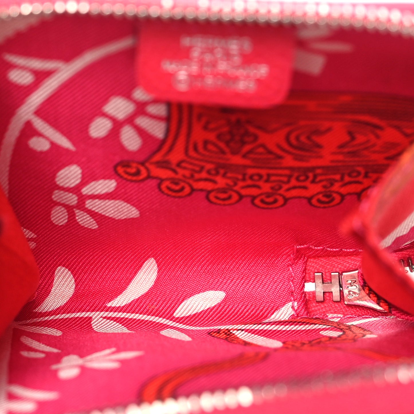 Epsom Silk'in Coin Purse Rose Mexico