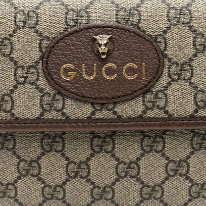 Gucci GG Supreme Monogram Neo Vintage Web Belt Bag Brown 9 of 11