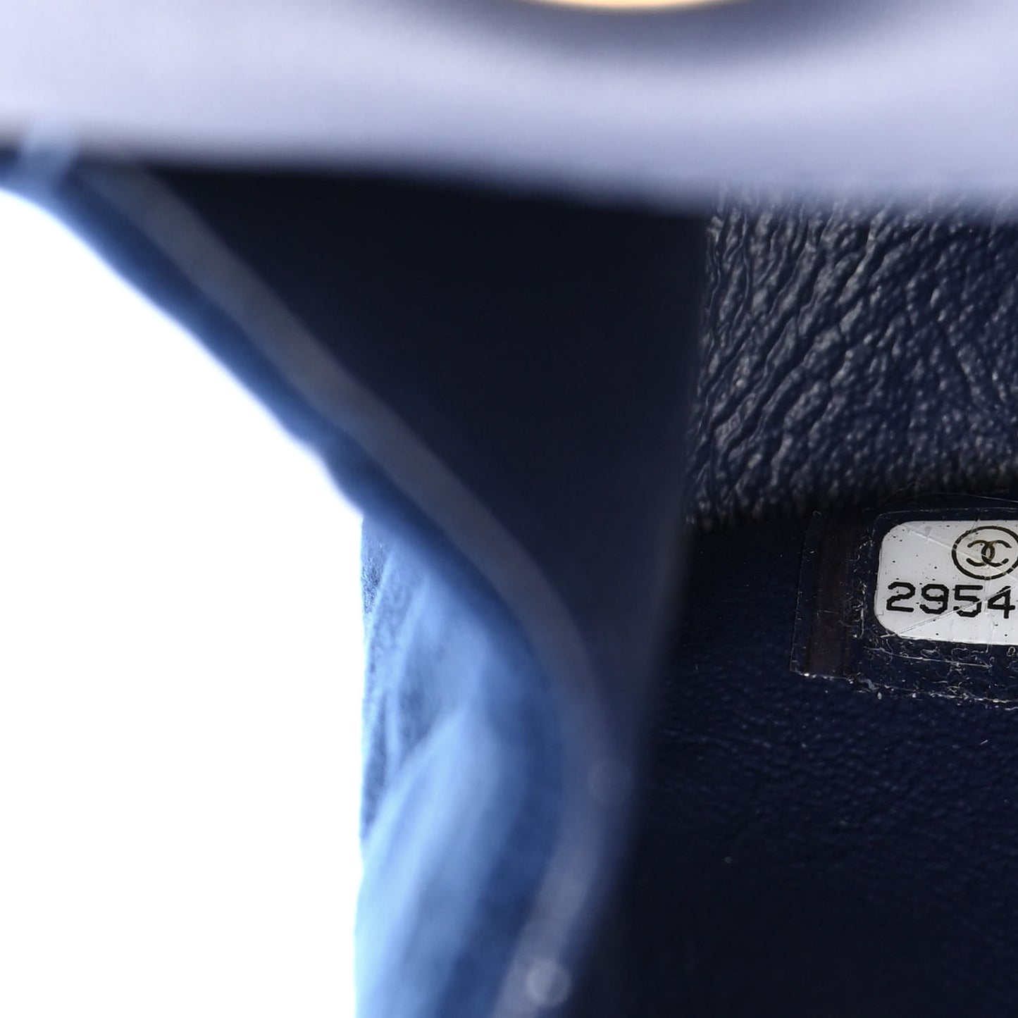 Velvet Quilted Mini 2.55 Reissue Flap Blue