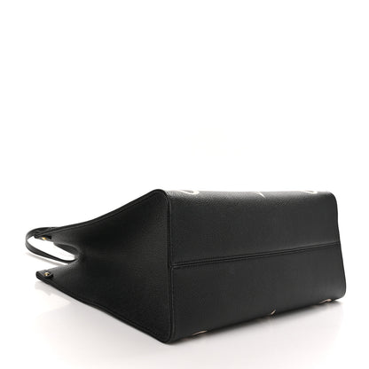 Louis Vuitton Empreinte Monogram Giant Onthego MM Black Beige 4 of 9