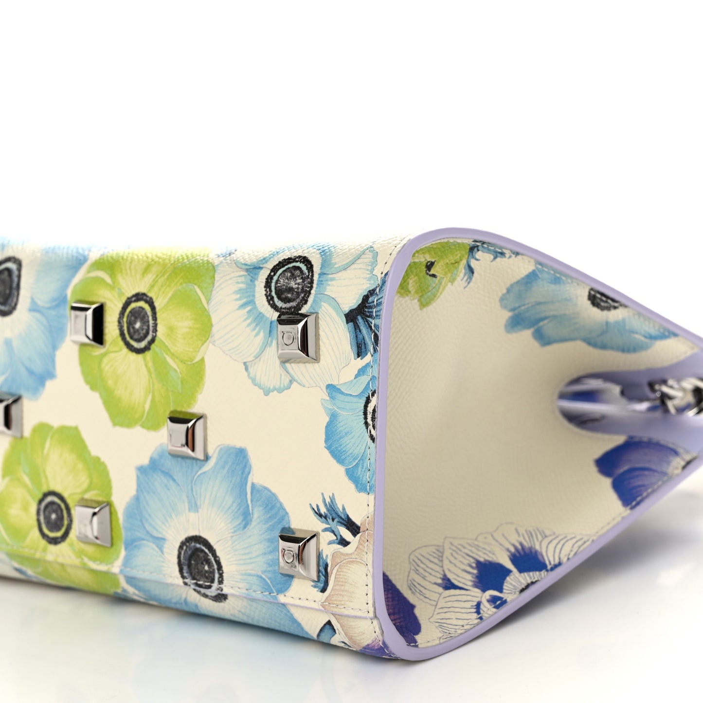 Calfskin Floral Print Small The Studio Bag Mascarpone