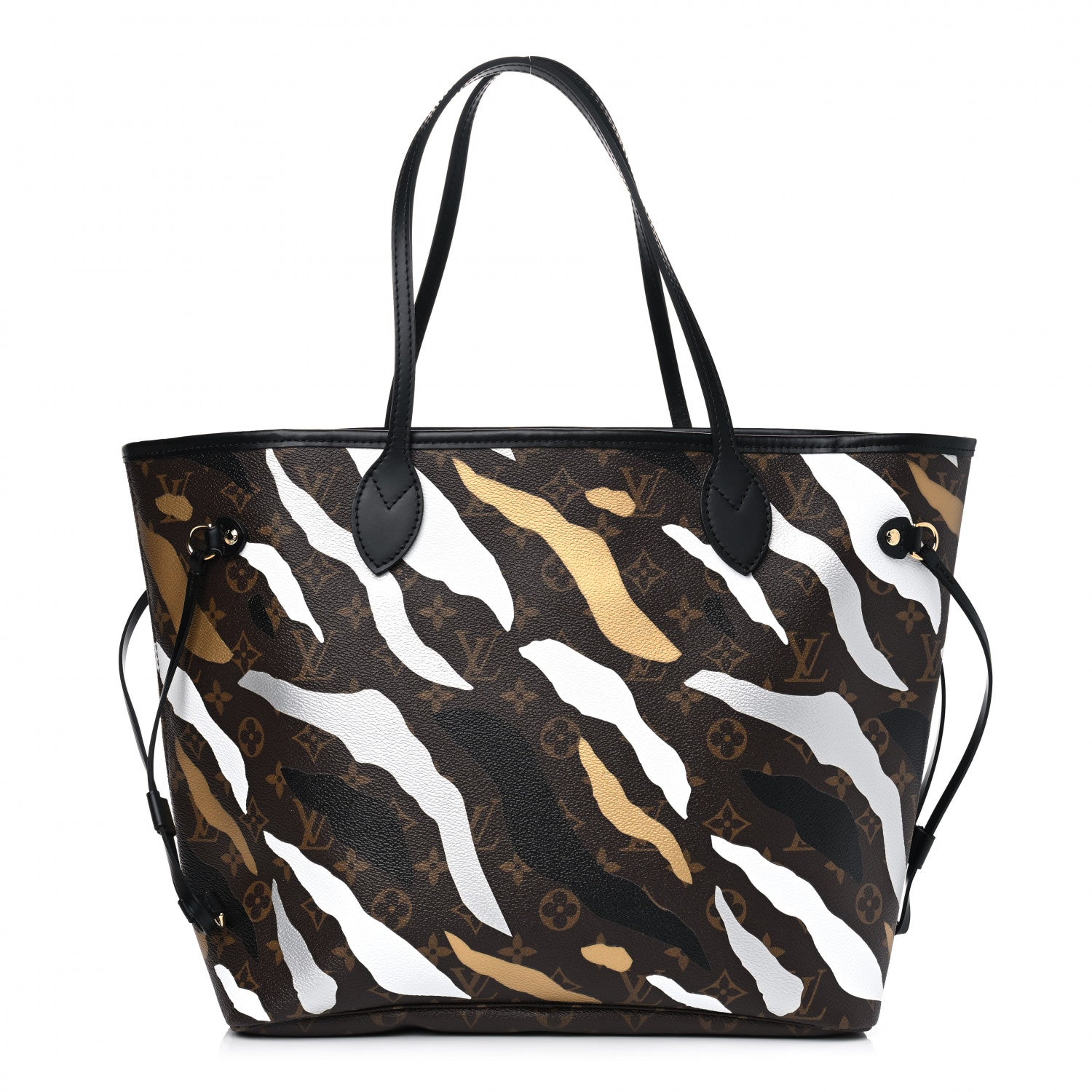 Louis Vuitton X LOL Monogram Neverfull MM Gold Silver 1 of 4