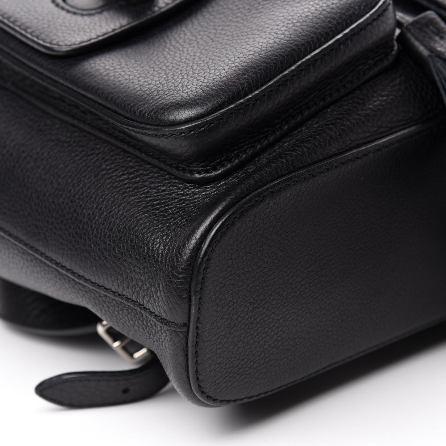 Cellarius Calfskin Medium Bamboo Backpack Black