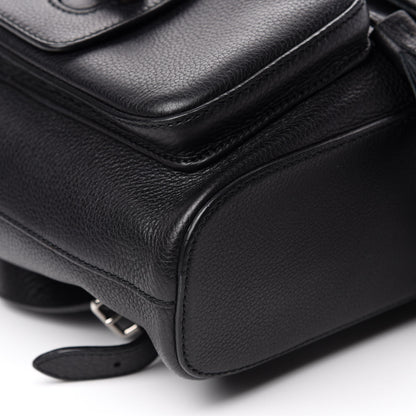 Gucci Cellarius Calfskin Medium Bamboo Backpack Black 5 of 14