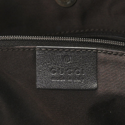 Gucci Monogram Medium New Britt Tote Brown 6 of 9